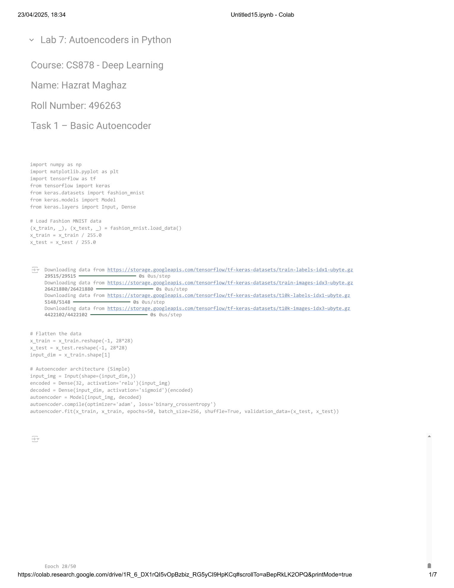 Text Classification with Deep Learning