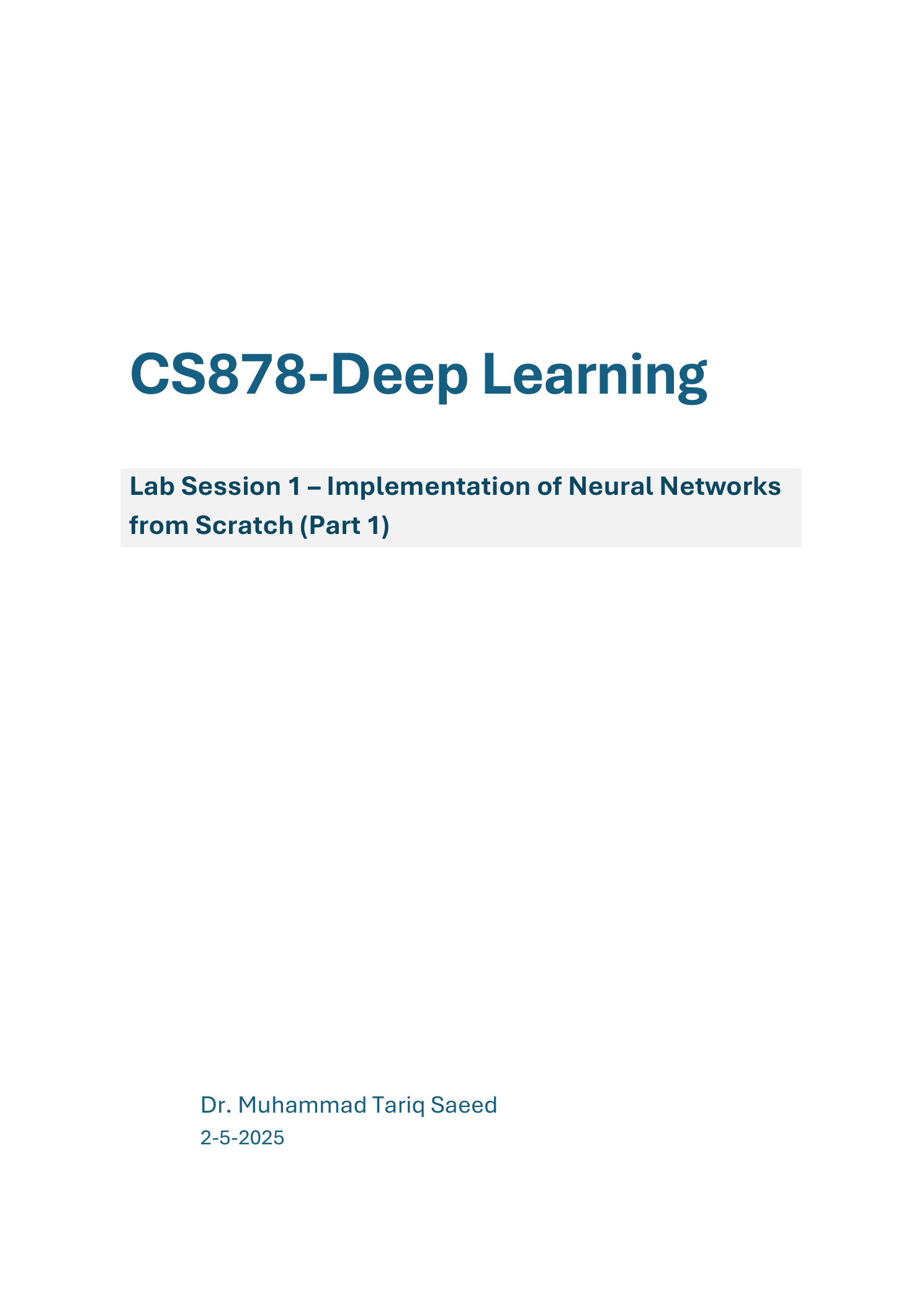 Neural Networks from Scratch